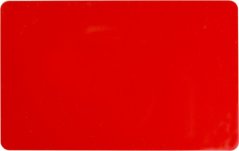 Plastové karty PVC 0.76 mm červené 104523-130 (500 ks)