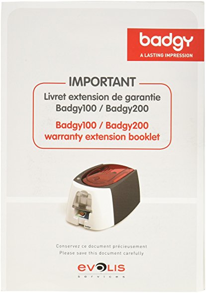 Evolis Badgy200 + 12 měsíců záruky navíc