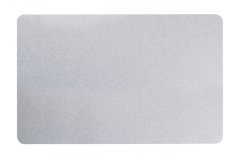 Plastové karty PVC 0.76 mm stříbrné 104523-132 (500 ks)