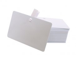 Děrované plastové karty Evolis PVC 0.50 mm (balíček 100 ks)