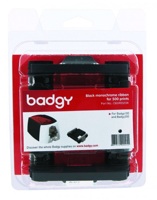 Evolis CBGR0500K barvící páska 500 tisků - Badgy200