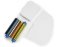 Zebra ZC10L media kit, karty s otvorem