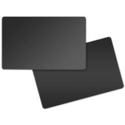 Plastové karty PVC 0.76 mm potravinářské černé matné 800050-158 (500 ks)