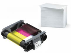 Evolis CBGP0001C YMCKO sada spotřebního materiálu pro 100 tisků - Badgy200