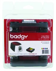 Evolis CBGP0001C YMCKO sada spotřebního materiálu pro 100 tisků - Badgy200
