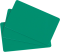 Plastové karty PVC 0.76 mm zelené (100 ks)